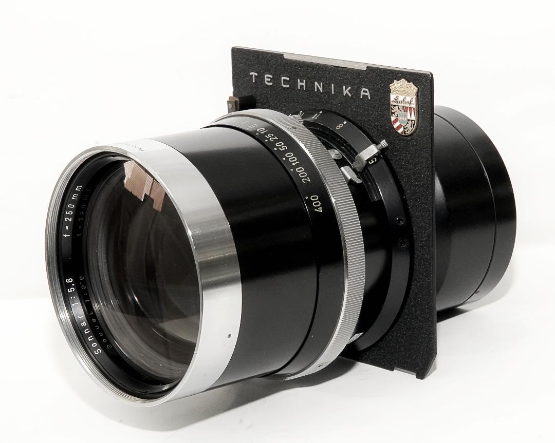 250/5.6 Sonnar (Linhof純正レンズ) テヒニカ4×5ボード＆Synchro Compur Shutter付 の画像