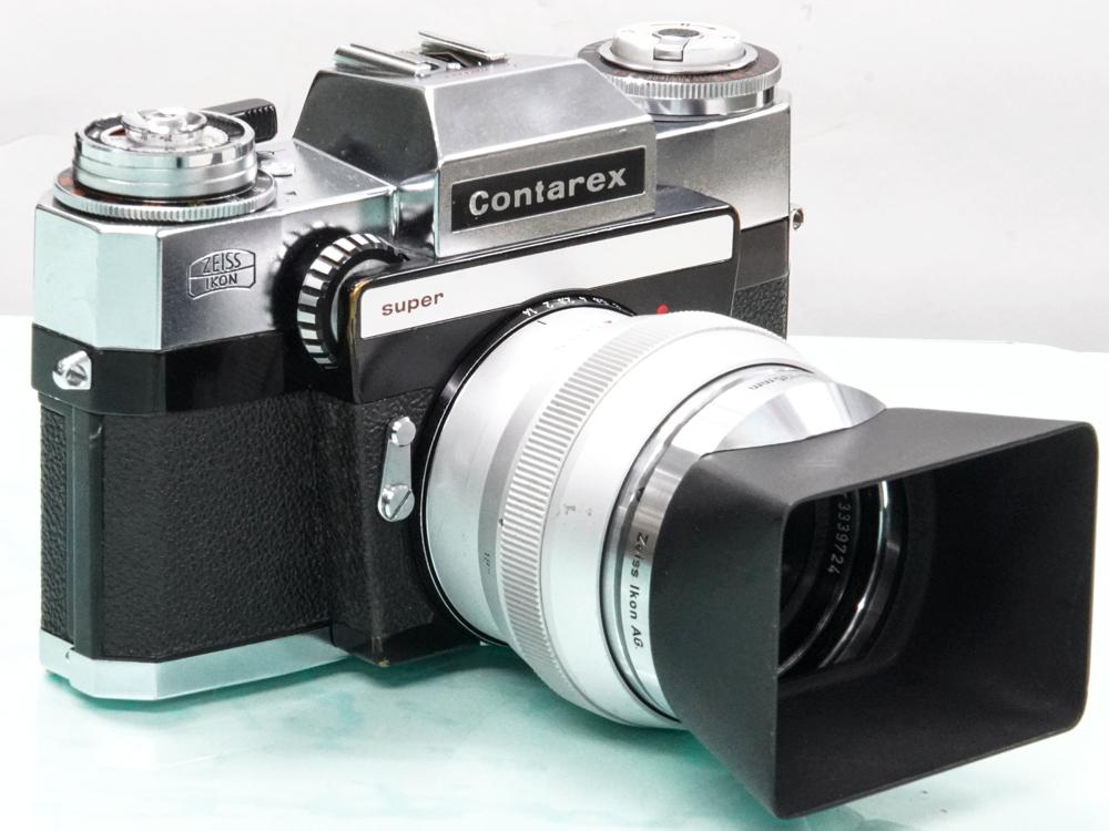 Contarex 50ﾐﾘ～135ﾐﾘ用フード (B56) 外バヨネット 金属製　初期型の画像
