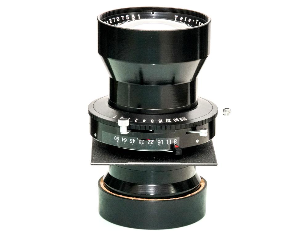 600/8 Tele-Tessar (Carl Zeiss Jena ) 　真円絞り 11×14inカバー 軍用レンズの画像