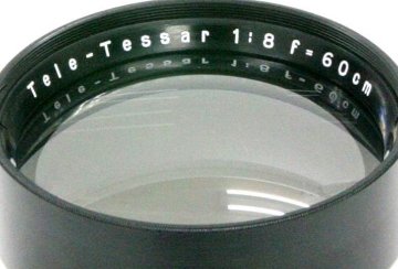 600/8 Tele-Tessar (Carl Zeiss Jena ) 　真円絞り 11×14inカバー 軍用レンズの画像