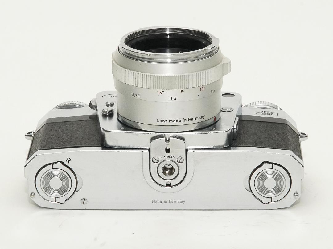 Contarex ブルーズアイ2型 (Zeiss-Ikon) 50mm F2 Planar B#　 L#3177259 セレンメーター内蔵 (作動不良)の画像