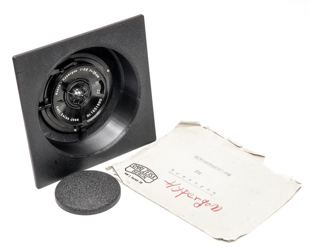 75/22 Goertz - Hypergon（Carl Zeiss Jena）超々広角lensの画像