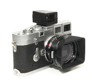 21/3.4 Super Angulon 黒 L#2750753 ライカM用, 専用ファインダー、純正フィルター＆レンズフード付　前後キャップ付 　距離計連動の画像