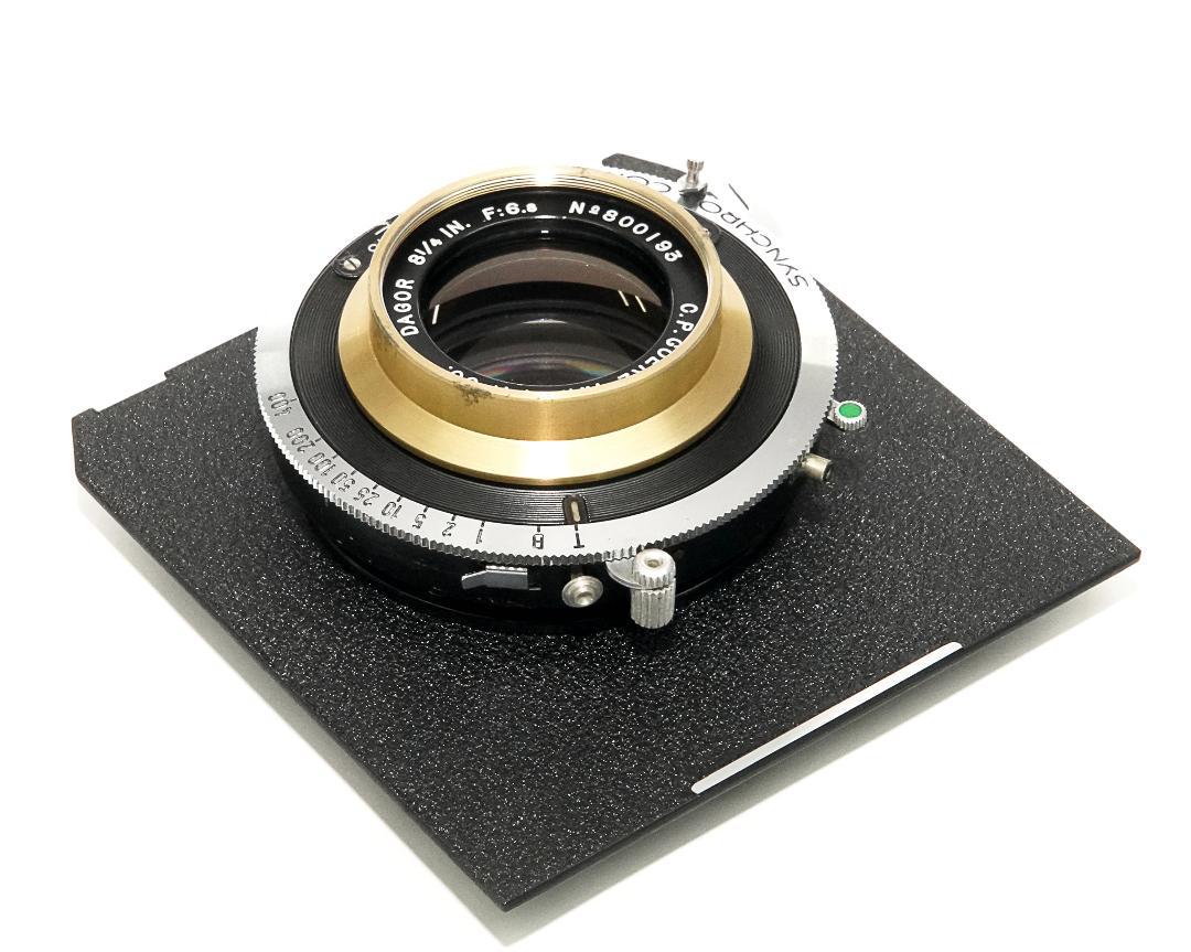 210/6.8 Gold Rim Dagor (ゴールドリム、ダゴール) C.P. GOERZ シンクロコンパー1番シャッター(M.X.V)の画像
