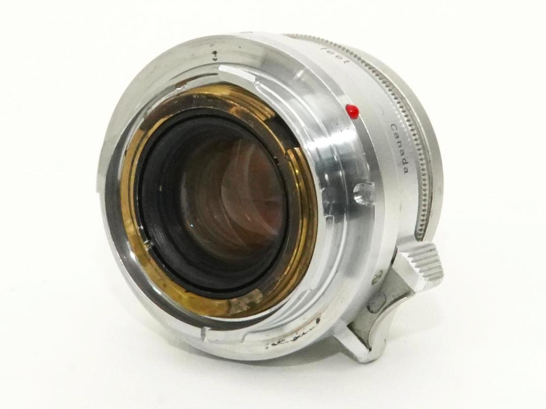35/2  Summicron  L#1657308、 前後純正レンズキャップ付  Canada製  距離計連動65cm  ライブビューで cmの画像