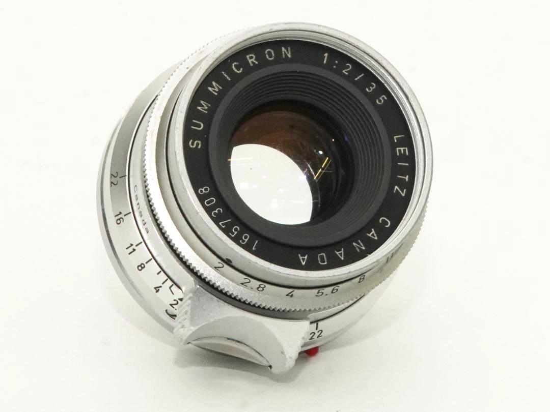 35/2  Summicron  L#1657308、 前後純正レンズキャップ付  Canada製  距離計連動65cm  ライブビューで cmの画像