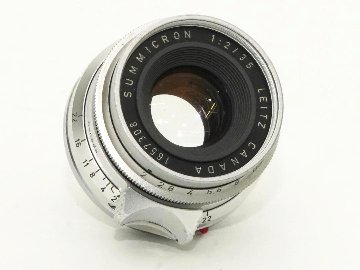 35/2  Summicron  L#1657308、 前後純正レンズキャップ付  Canada製  距離計連動65cm  ライブビューで cmの画像