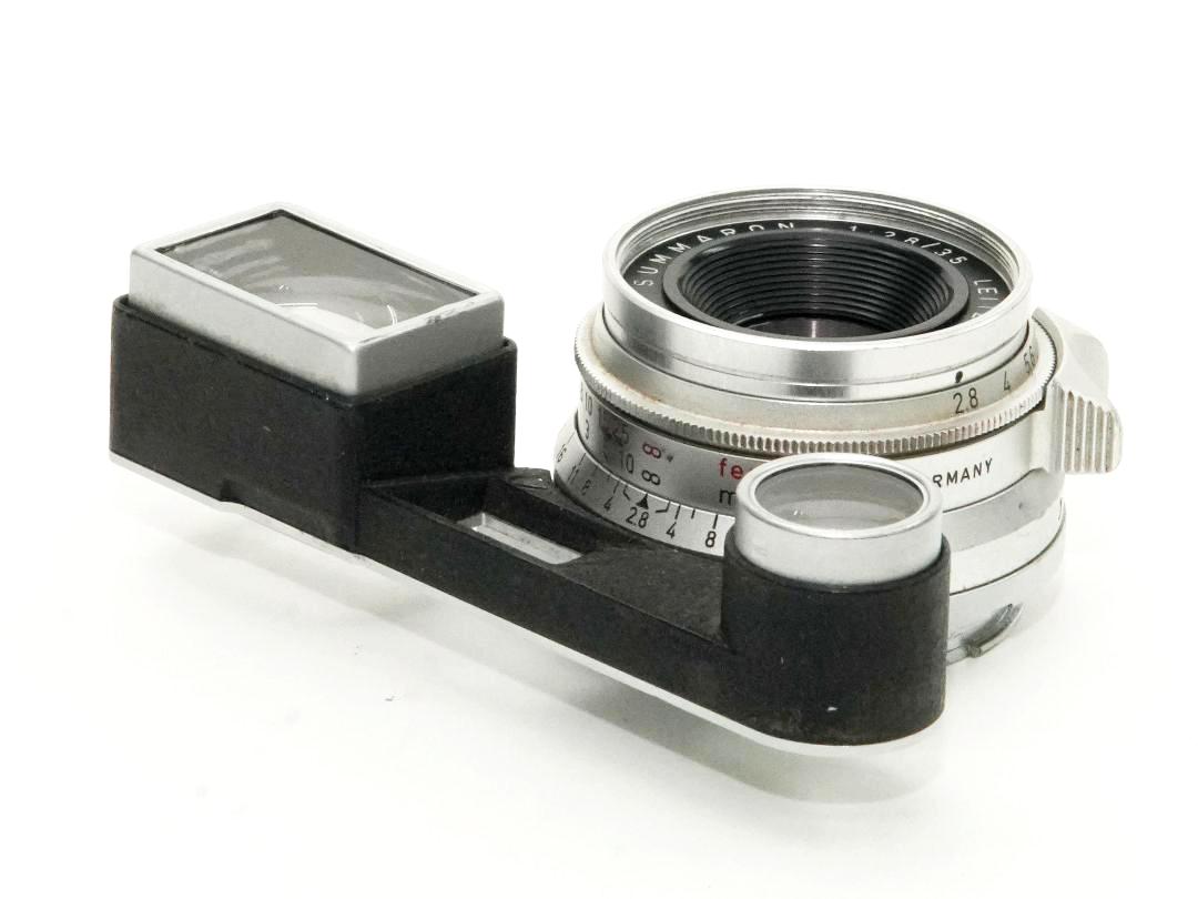 35/2.8 Summaron S/N.1695823 ライカM用、 メガネ付き、 前後キャップ付,　∞でロック、1stの画像
