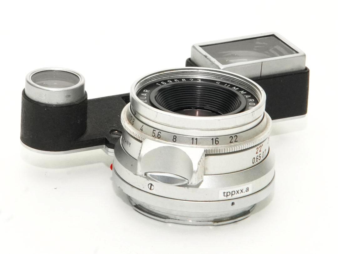 35/2.8 Summaron S/N.1695823 ライカM用、 メガネ付き、 前後キャップ付,　∞でロック、1stの画像