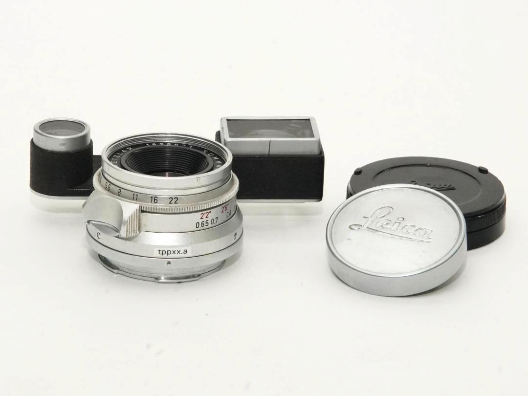 35/2.8 Summaron S/N.1695823 ライカM用、 メガネ付き、 前後キャップ付,　∞でロック、1stの画像