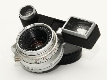 35/2.8 Summaron S/N.1695823 ライカM用、 メガネ付き、 前後キャップ付,　∞でロック、1stの画像