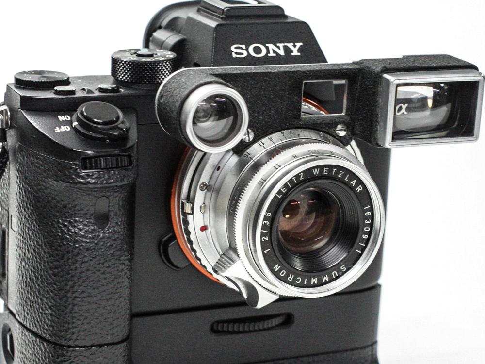 35/2 Summicron SN.1630911 ライカM用、 メガネ付き、 レンズケース付(純正)、  前後キャップ付、 6群構成8枚玉　∞でロック、1ST-Modelの画像