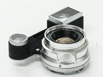 35/2 Summicron SN.1630911 ライカM用、 メガネ付き、 レンズケース付(純正)、  前後キャップ付、 6群構成8枚玉　∞でロック、1ST-Modelの画像