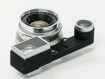 35/2 Summicron SN.1630911 ライカM用、 メガネ付き、 レンズケース付(純正)、  前後キャップ付、 6群構成8枚玉　∞でロック、1ST-Modelの画像