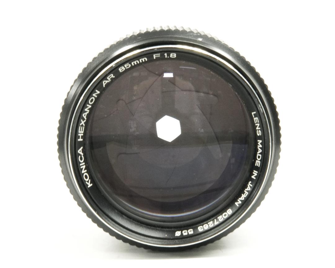 85/1.8 KONICA HEXANON AR コニカARマウント, Sony E 用 アダプター付の画像