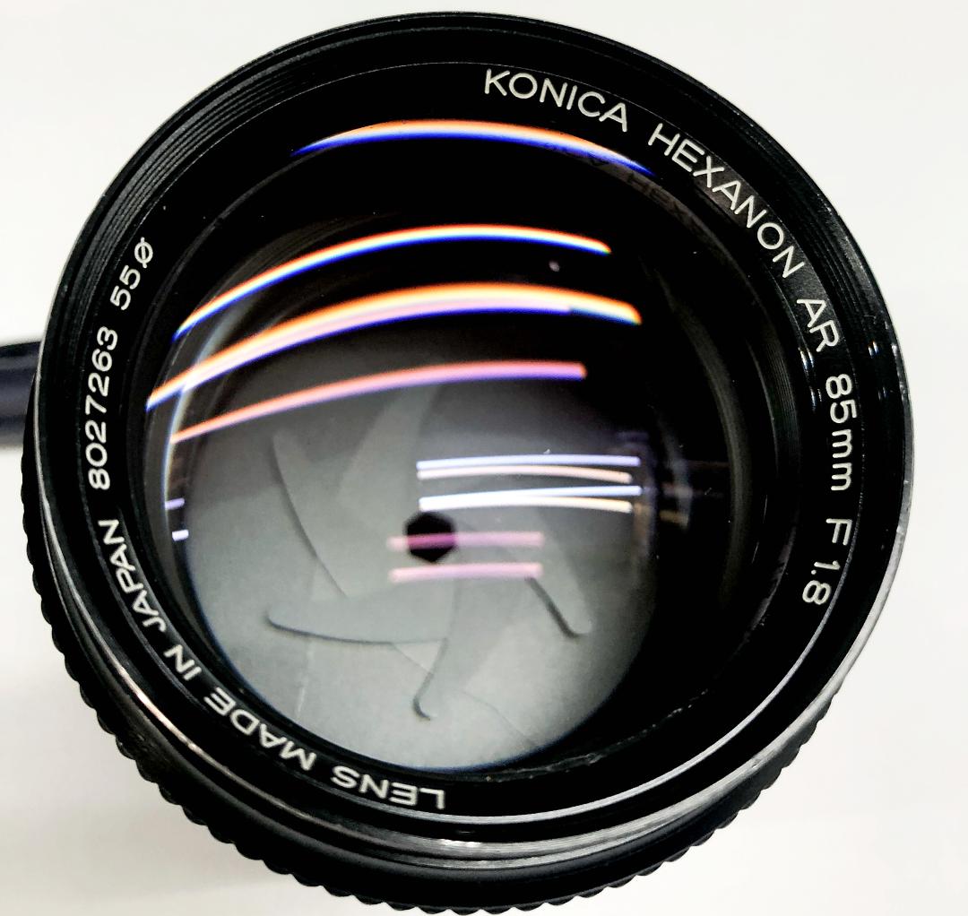 85/1.8 KONICA HEXANON AR コニカARマウント, Sony E 用 アダプター付の画像