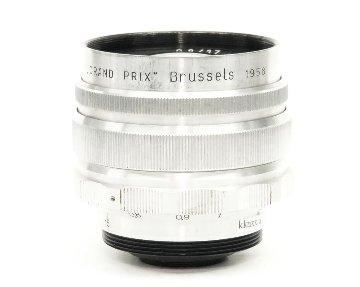 37/2.8 MIR-1 「Grand Prix Brussels 1958」の刻印入り　M39-M42マウントアダプター付 暖色系コーティングの画像