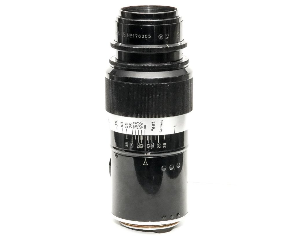 135/4.5 Elmar S/N 176305 (Germany) ライカスクリュー(L39)  距離計連動  Acra Instruments コーティングレンズの画像
