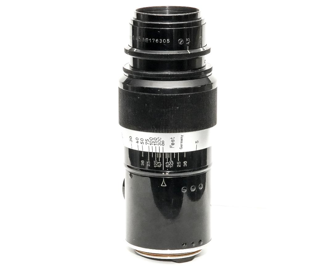 135/4.5 Elmar S/N 176305 (Germany) ライカスクリュー(L39)  距離計連動  Acra Instruments コーティングレンズの画像