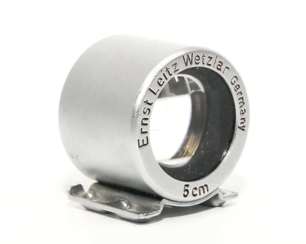 Leica 5cm 用 ファインダー、後期型、 純正革ケース付 SBOOIの画像