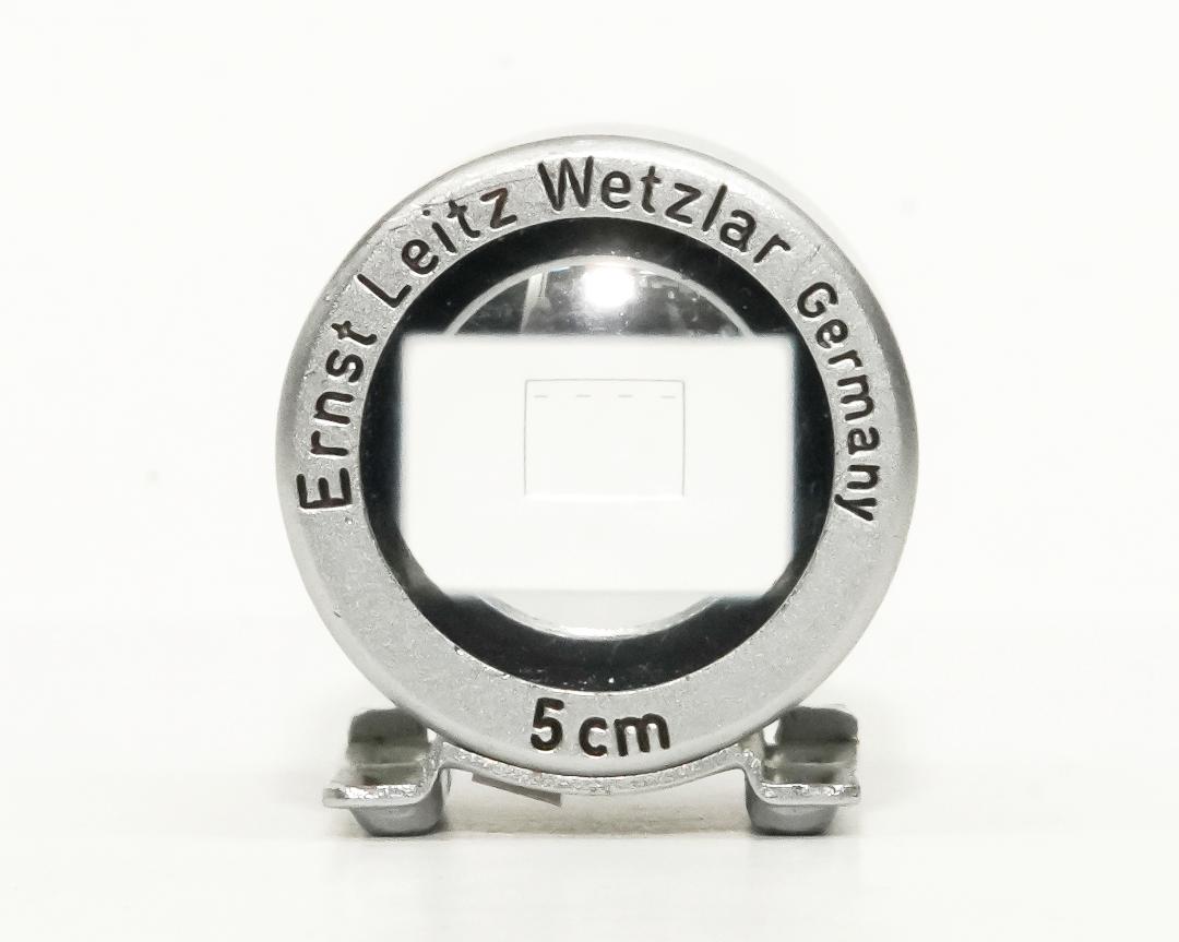 Leica 5cm 用 ファインダー、後期型、 純正革ケース付 SBOOIの画像