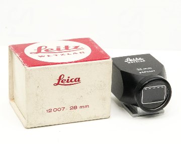 Leica 28mm 用  メタルファインダー(Black) 元箱付の画像