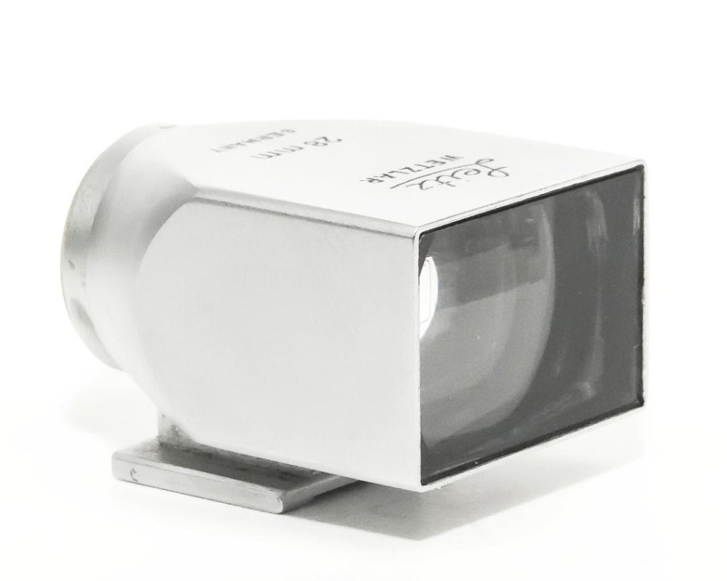 Leica 28mm 用  メタルファインダー(Chrome)の画像