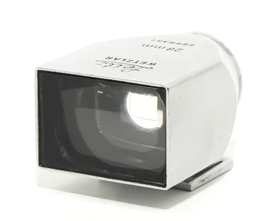 Leica 28mm 用  メタルファインダー(Chrome)の画像