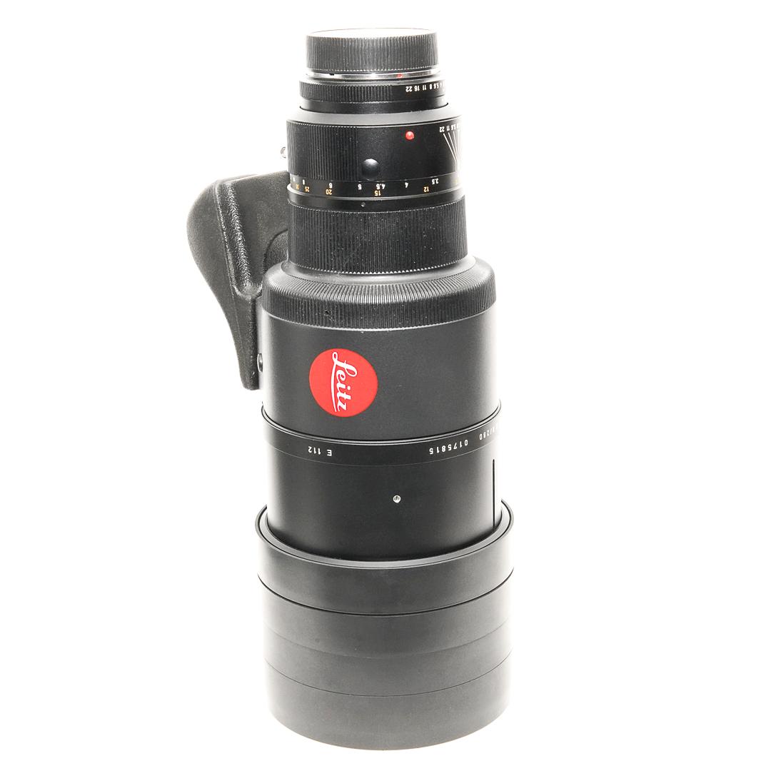280/2.8 Apo-Telyt-R 3CAM  SN.0175815   ライカR用    前後純正レンズキャップ、フード内蔵、 専用金属ケース付の画像