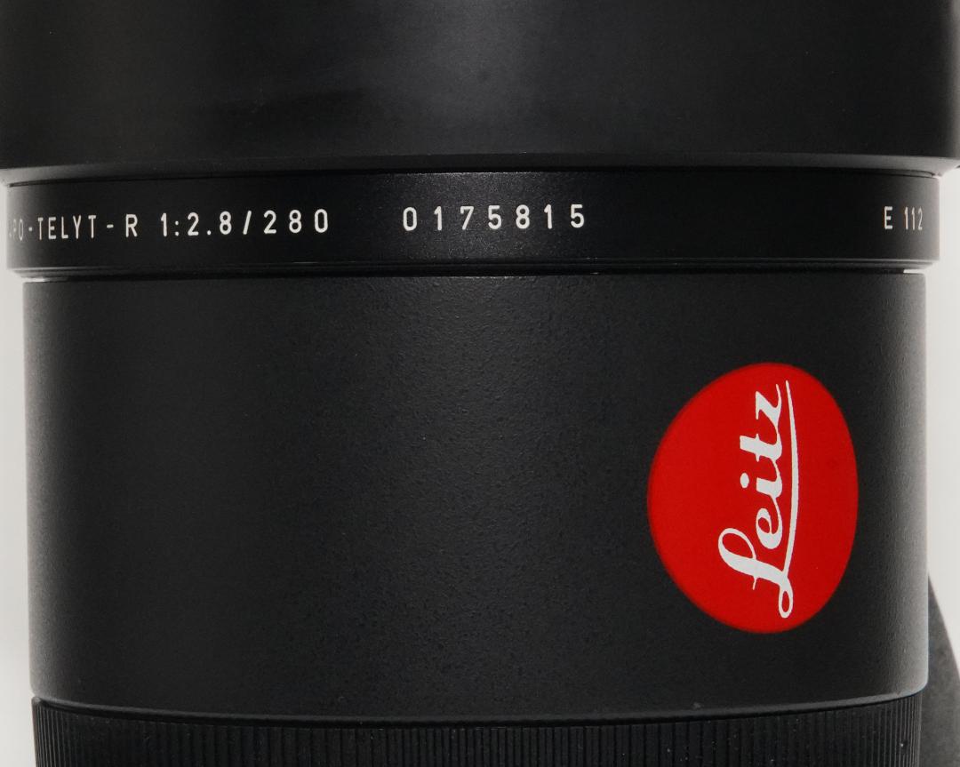 280/2.8 Apo-Telyt-R 3CAM  SN.0175815   ライカR用    前後純正レンズキャップ、フード内蔵、 専用金属ケース付の画像