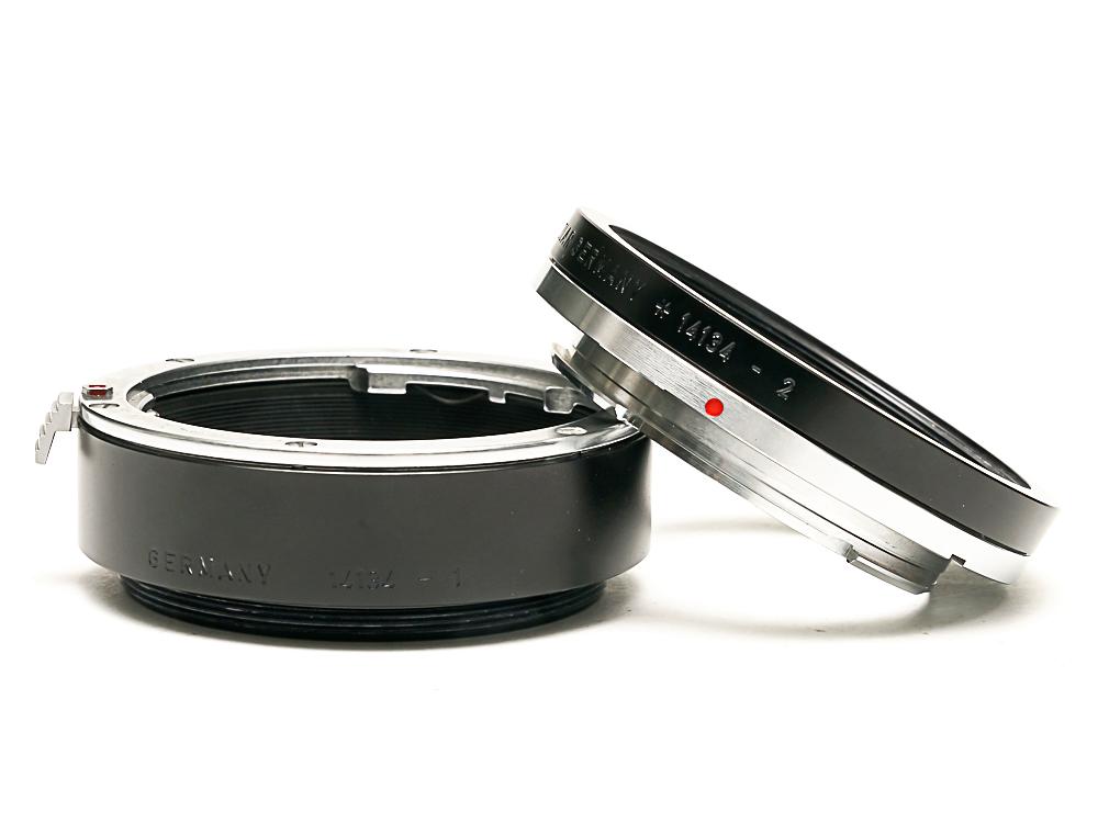 Leica-R 用 接写リング (ライカ純正リング) 14134の1 プラス 14134の2 2個セット 新品同様の画像