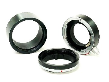 Leica-R用 接写リング (ライカ純正リング) 14158-1 + 14135 + 14158-2　3ケ1組セットの画像
