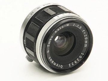 OLYMPUS PEN-F用 20mm F3.5 G.Zuiko Auto-W｜カメラのマツバラ光機