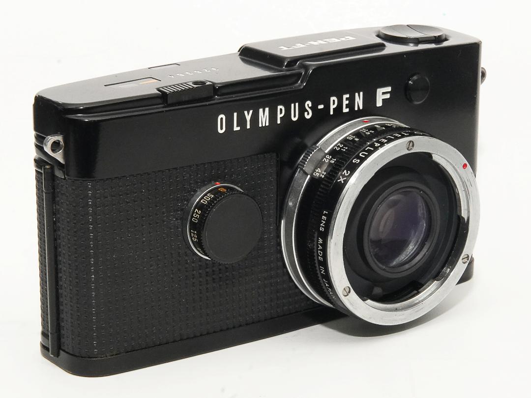 OLYMPUS PEN  F/FT 用 Auto Teleplus 2×、  純正、 ケース、前キヤップ付、の画像