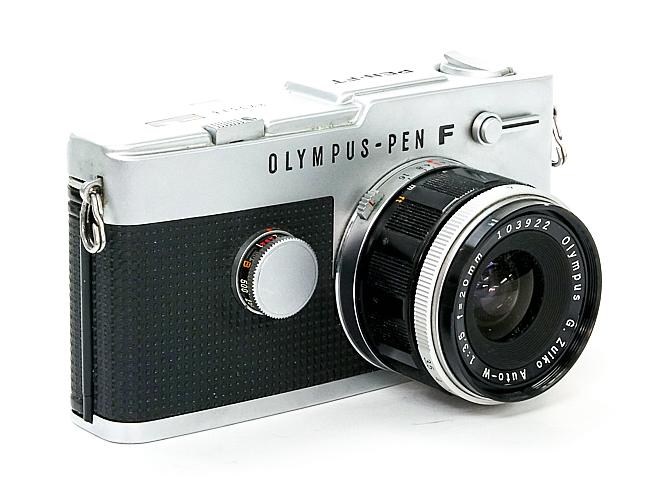 OLYMPUS PEN FT 20/3.5 ZUIKO-W 付   カメラケース(下部分)付 SLフィルター、前キャップ付  の画像