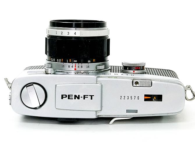 OLYMPUS PEN FT 20/3.5 ZUIKO-W 付   カメラケース(下部分)付 SLフィルター、前キャップ付  の画像