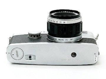OLYMPUS PEN FT 20/3.5 ZUIKO-W 付   カメラケース(下部分)付 SLフィルター、前キャップ付  の画像