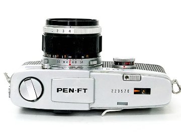 OLYMPUS PEN FT 20/3.5 ZUIKO-W 付   カメラケース(下部分)付 SLフィルター、前キャップ付  の画像