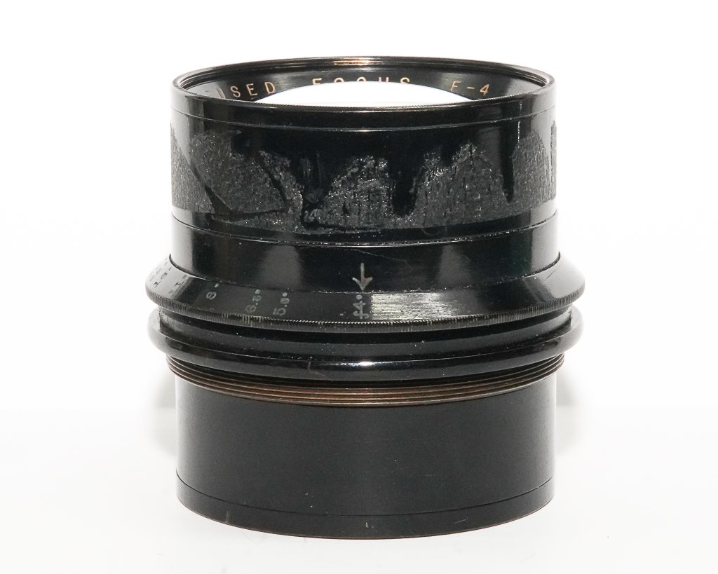 8 3/4in  f4  VERITO (ソフトフォーカス) (WOLLENSAK) バーレルレンズ 真円絞り （前期型）の画像