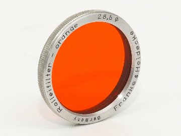 Rollei I 型  オレンジフィルター (-1.5) 純正本革ケース付の画像