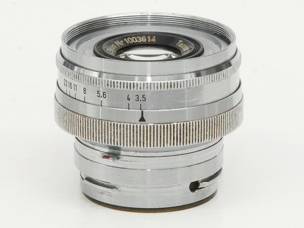 50/3.5 Tessar   距離計連動  Contax 用　西ドイツのテッサー　の画像