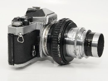 100/2.8 Trioplan (Meyer-Optik Gorlitz) V-シリーズ,　 手動絞り(真ん丸の真円絞り) SN.958136の画像