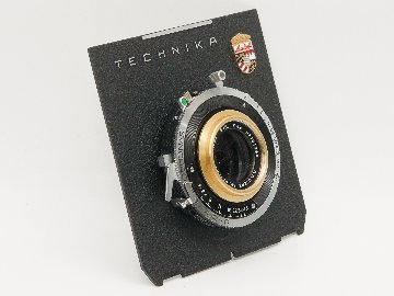 150/6.8 Gold rim DAGOR (GOERZ) 　シンクロコンパーシャッター付き (真円絞り) リンホフテヒニカ4×5inレンズボード付の画像