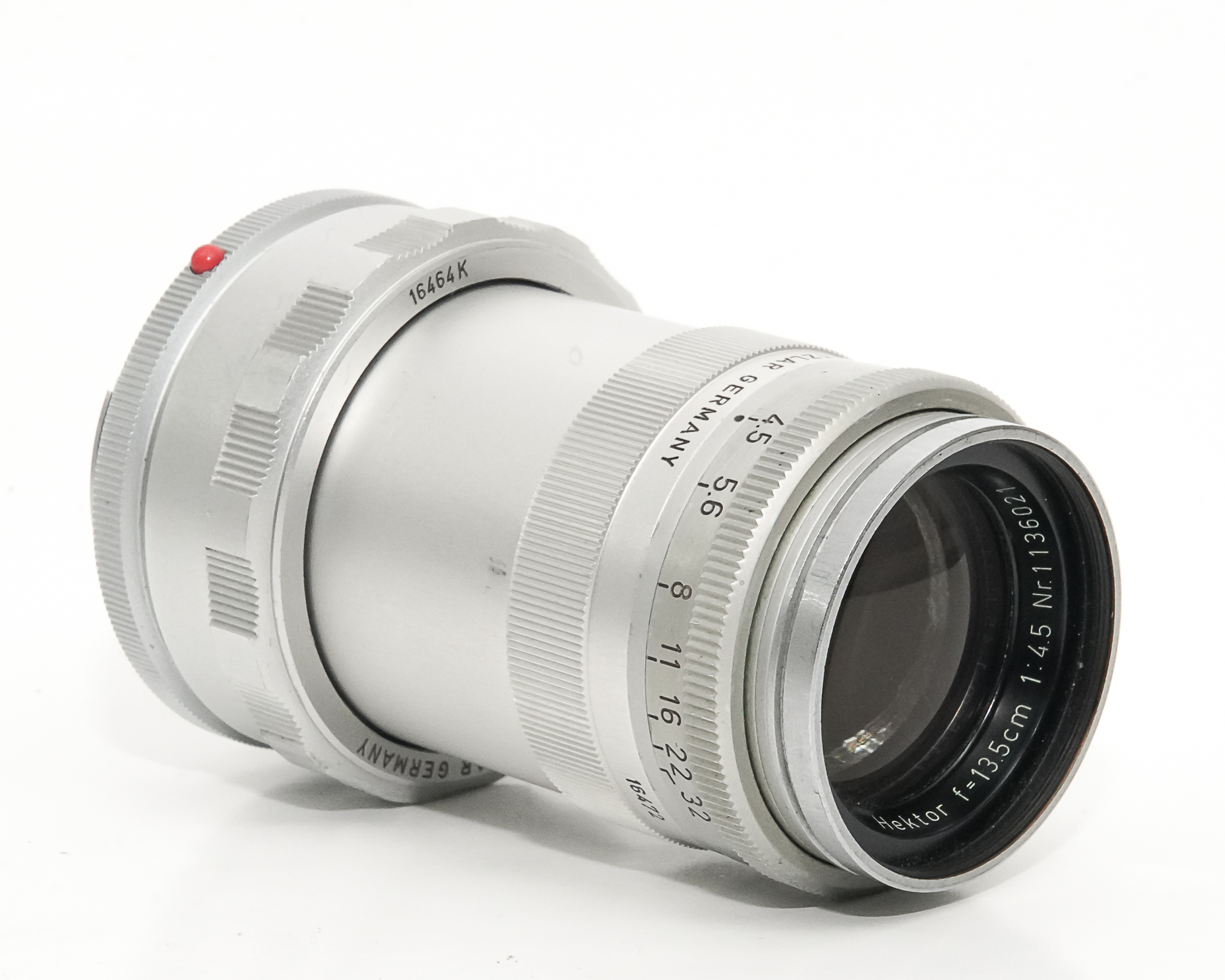 135/4.5 Hektor  (ライカレンズ)　Sony /E マウントアダプター付   丸々の真円絞り 90%の画像