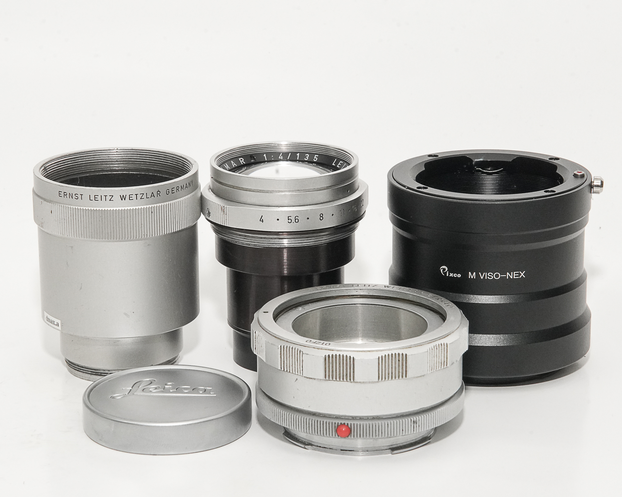 135/4 Elmar  (ライカレンズ)　Sony Nex/E マウント付   丸々の真円絞り 90%の画像