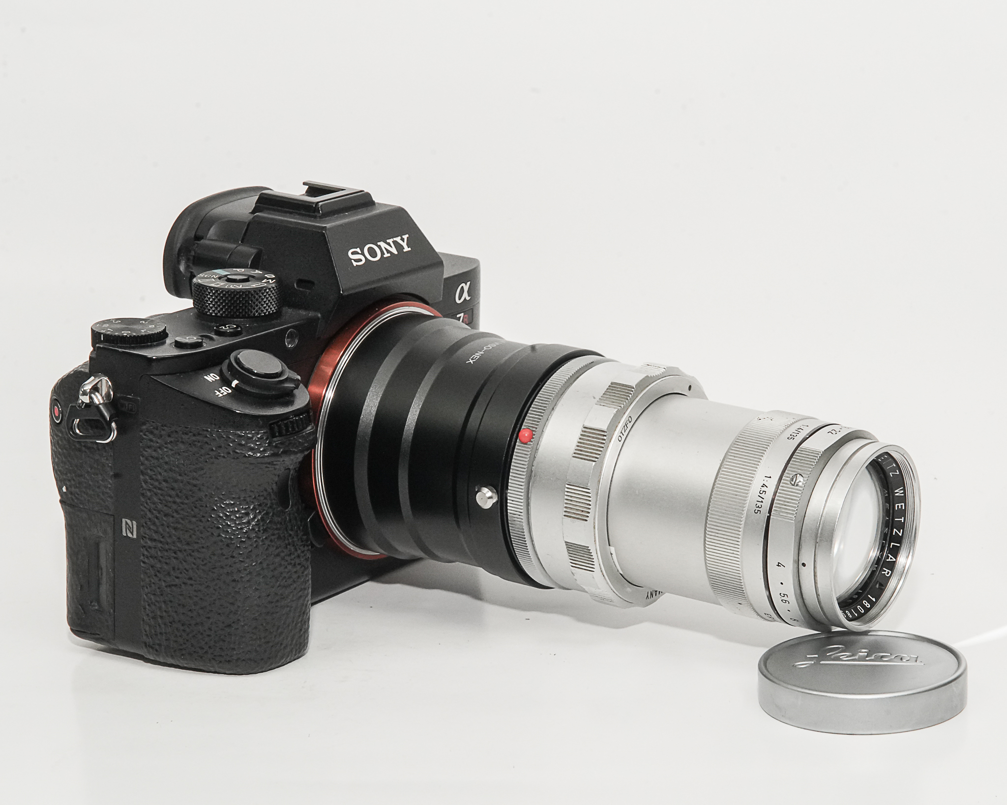 135/4 Elmar  (ライカレンズ)　Sony Nex/E マウント付   丸々の真円絞り 90%の画像