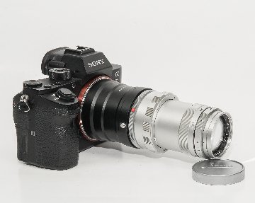 135/4 Elmar  (ライカレンズ)　Sony Nex/E マウント付   丸々の真円絞り 90%の画像