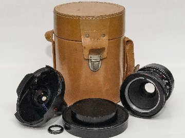 30/3.5 Distagon (Cレンズ) ハッセルブラッド Vシリーズ用  シンクロコンパーMXVシャッター付 革レンズケース付の画像
