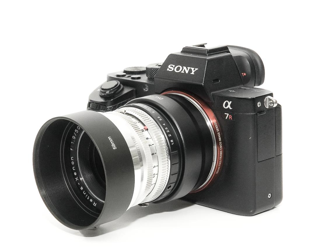 50/1.9   Retina-Xenon　Schneider-Kreuznach　Germany　Sony/E マウントアダプタ付の画像