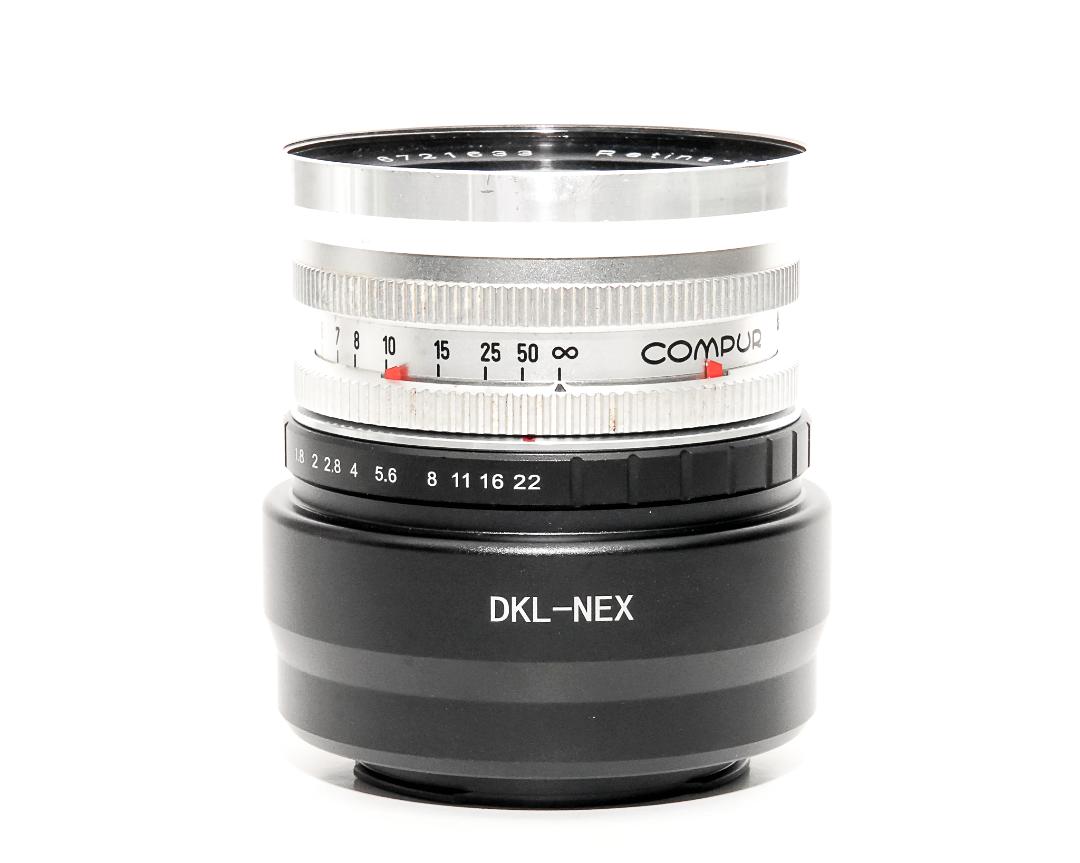 50/1.9   Retina-Xenon　Schneider-Kreuznach　Germany　Sony/E マウントアダプタ付の画像